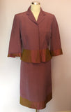 Laura Ashley Deep Dusky Pink Dress & Jacket Suit Size 10 - Whispers Dress Agency - Womens Suits & Tailoring - 2