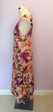 COUNTRY CASUALS FLORAL PRINT LINEN DRESS SIZE 16 - Whispers Dress Agency - Womens Dresses - 2