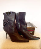 Brand New Miss Seven Violet / Purple Ankle Boots Size 4/37 - Whispers Dress Agency - Sold - 2