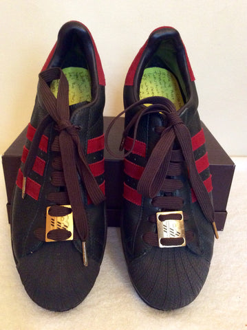 New Rare 35th Anniversary Limited Edition Ian Brown Adidas Trainers Size 8.5/42.5 - Whispers Dress Agency - Sold - 1