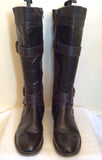 Skills Black Buckle Trim Boots Size 7.5/41 - Whispers Dress Agency - Womens Boots - 2