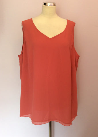 Elizabeth By Liz Claibourne Apricot Sleeveless Top Size XXL - Whispers Dress Agency - Sold