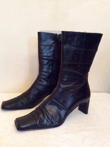 Jane Shilton Brown Leather Ankle Boots Size 7.5/41 - Whispers Dress Agency - Womens Boots - 3