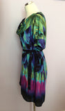 Brand New Per Una Multicoloured Print Belted Shift Dress Size 16 - Whispers Dress Agency - Sold - 2