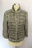 BETTY BARCLAY GREY LINEN JACKET/TOP & TROUSER SUIT SIZE 10 - Whispers Dress Agency - Womens Suits & Tailoring - 2