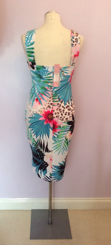 Brand New Lipsy Floral Print Hibiscus Dress Size 12 - Whispers Dress Agency - Sold - 2