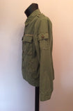 Abercrombie & Fitch Green Cotton Jacket Size M - Whispers Dress Agency - Mens Coats & Jackets - 3