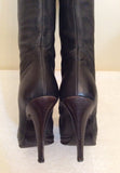Kurt Geiger Black Leather Boots Size 3.5/36 - Whispers Dress Agency - Womens Boots - 4