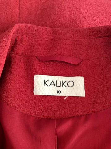 Kaliko Terracotta Jacket & Long Skirt Suit Size 10 - Whispers Dress Agency - Womens Suits & Tailoring - 5
