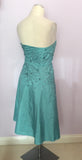 Brand New Monsoon Duck Egg Silk Strapless / Strappy Dress Size 8 - Whispers Dress Agency - Womens Dresses - 3