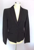 Joseph Black Linen & Cotton Evening Jacket Size L - Whispers Dress Agency - Womens Coats & Jackets - 1
