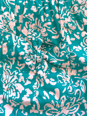 Vintage Laura Ashley Green & White Print Cotton Jumpsuit Size S - Whispers Dress Agency - Sold - 3