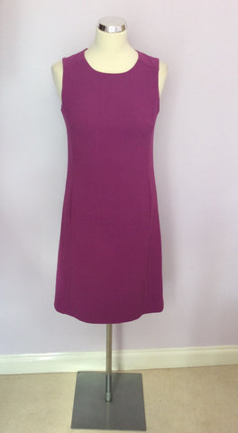 Hobbs Deep Pink Pencil Dress Size 8 - Whispers Dress Agency - Sold - 1