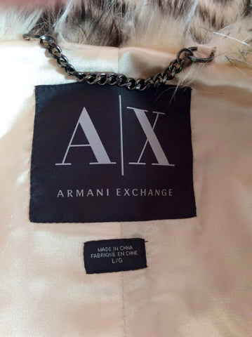Armani Exchange Faux Fur Gilet Size L - Whispers Dress Agency - Womens Gilets & Body Warmers - 5