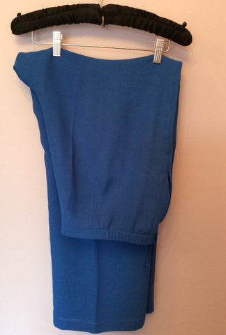 Jacques Vert Blue, Top, Trousers & Long Jacket Suit Size 22 - Whispers Dress Agency - Sold - 8