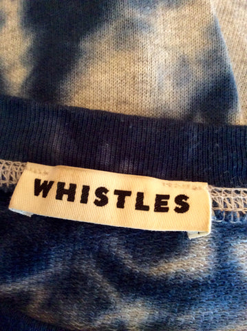 Whistles Grey & Blue Tie Dye Sweatshirt Size S - Whispers Dress Agency - Sold - 3
