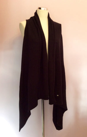 Betty Barclay Black Sleeveless Cardigan Size 14 - Whispers Dress Agency - Womens Knitwear - 1