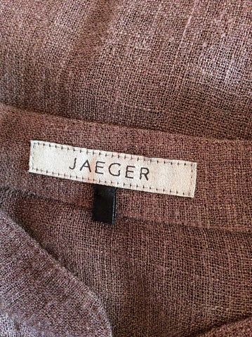 Jaeger Dark Brown Long Over Shirt & Trousers Size 14 - Whispers Dress Agency - Womens Suits & Tailoring - 5