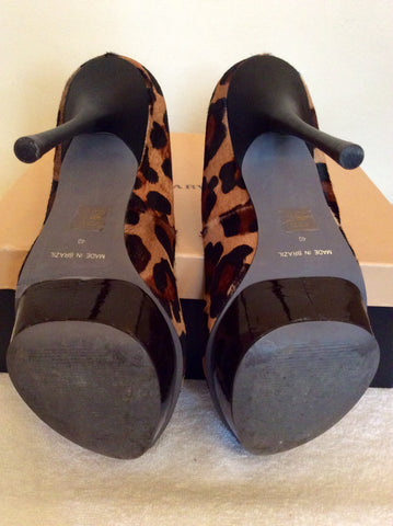 Carvela Brown Leopard Print Ponyskin Heels Size 7/40 - Whispers Dress Agency - Sold - 5