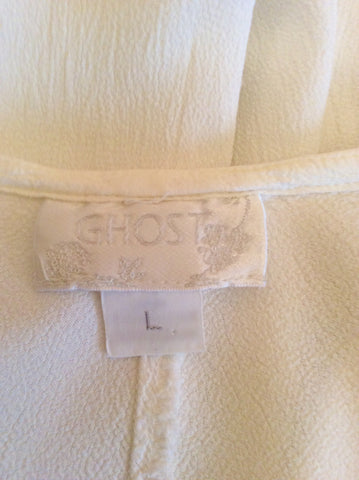 Ghost White Broidery Anglaise Top Size L - Whispers Dress Agency - Sold - 4