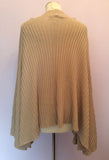 Nitya Beige Zip Up Poncho / Cardigan Size Approx L/XL - Whispers Dress Agency - Sold - 4