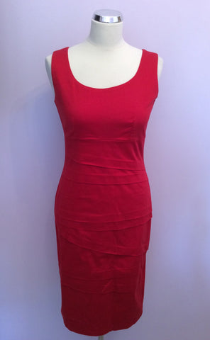 James Lakeland Red Pencil Dress Size 12 - Whispers Dress Agency - Womens Dresses - 1