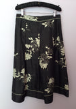Jacques Vert Black & Ivory Floral Print Top & Skirt Size 10/12 - Whispers Dress Agency - Womens Suits & Tailoring - 6