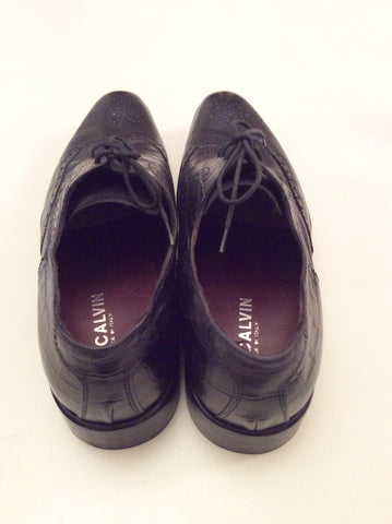 Smart Pat Calvin Italian Leather Lace Up Shoes Size 7/41 - Whispers Dress Agency - Mens Formal Shoes - 4