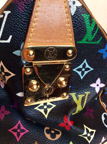 Louis Vuitton Black Multi Colour Speedy 30 Bag - Whispers Dress Agency - Sold - 4