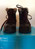 Karrimor Junior Black / Red Suede Snow / Walking Boots Size 12 - Whispers Dress Agency - Boys Footwear - 2