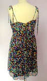 Monsoon Multi Coloured Strappy Print Dress Size 14 - Whispers Dress Agency - Sold - 3
