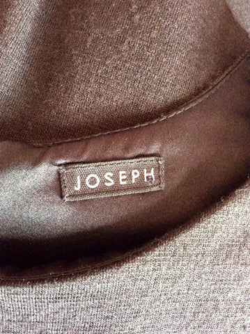 Joseph Black Wool Peplum Waist Dress Size 38 UK 10 - Whispers Dress Agency - Sold - 4