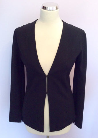 La Perla Black Jacket & Belted Skirt Suit Size 42 UK 10 - Whispers Dress Agency - Sold - 2