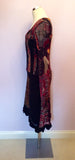 Save The Queen Black & Multi Coloured Print Dress Size L - Whispers Dress Agency - Sold - 4