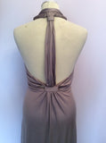 Temperley Mauve Long Evening Dress Size 10 - Whispers Dress Agency - Womens Dresses - 5