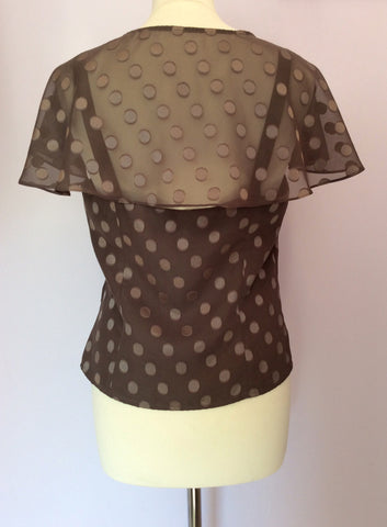 Alex & Co Brown Spot Top & Skirt Size 16/18 - Whispers Dress Agency - Sold - 3