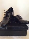 Asos Black Leather Lace Up Shoes Size 7 /40 - Whispers Dress Agency - Mens Formal Shoes - 1