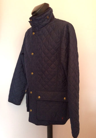 Joules Dark Blue Quilted Jacket Size XL - Whispers Dress Agency - Sold - 2