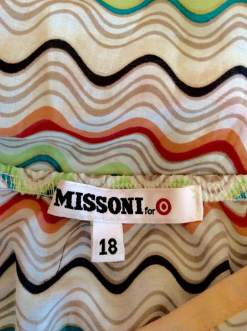 Brand New Missoni Print Cotton & Silk Nightdress Size 18 - Whispers Dress Agency - Sold - 3