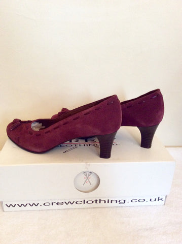 Brand New Crew Clothing Mulberry Suede Heels Size 7/40 - Whispers Dress Agency - Womens Heels - 4