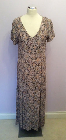 FRENCH CONNECTION FLORAL PRINT TEA DRESS SIZE M - Whispers Dress Agency - Womens Dresses - 1