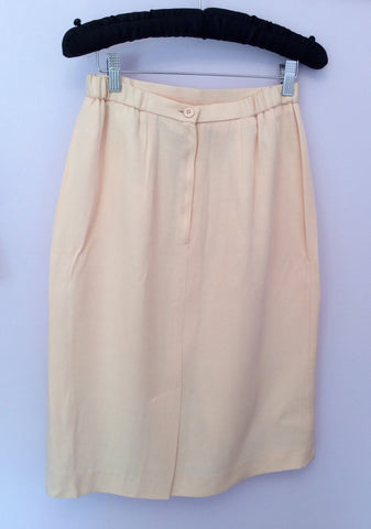 Gina Bacconi Peach Embroidered Skirt Suit Size 10 - Whispers Dress Agency - Sold - 6