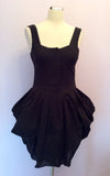 All Saints Black Cotton Beaujolais Dress Size 8 - Whispers Dress Agency - Sold - 2