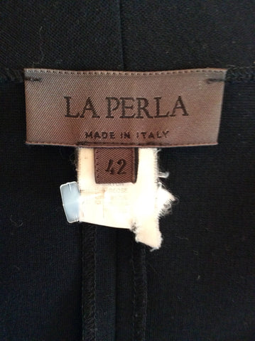 La Perla Black Jacket & Belted Skirt Suit Size 42 UK 10 - Whispers Dress Agency - Sold - 5
