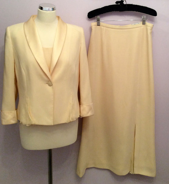 Presen De Luxe Lemon Long Skirt, Top & Jacket Size 12/14 - Whispers Dress Agency - Womens Suits & Tailoring - 1