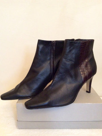 Brand New Marks & Spencer Brown Ankle Boots Size 7/40.5 - Whispers Dress Agency - Womens Boots - 2