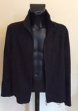 Prada Charcoal Grey Wool Blend Zip Up Jacket Size XL - Whispers Dress Agency - Sold - 4