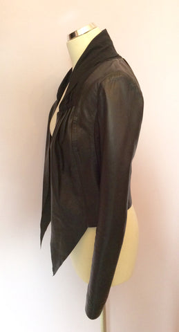 Brand New Supertrash Black Leather Jacket Size S - Whispers Dress Agency - Womens Coats & Jackets - 2