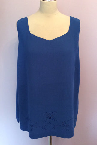 Jacques Vert Blue, Top, Trousers & Long Jacket Suit Size 22 - Whispers Dress Agency - Sold - 6