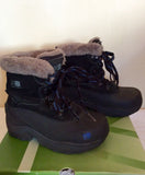 Karrimor Junior Black / Blue Suede Snow / Walking Boots Size 11 - Whispers Dress Agency - Boys Footwear - 2